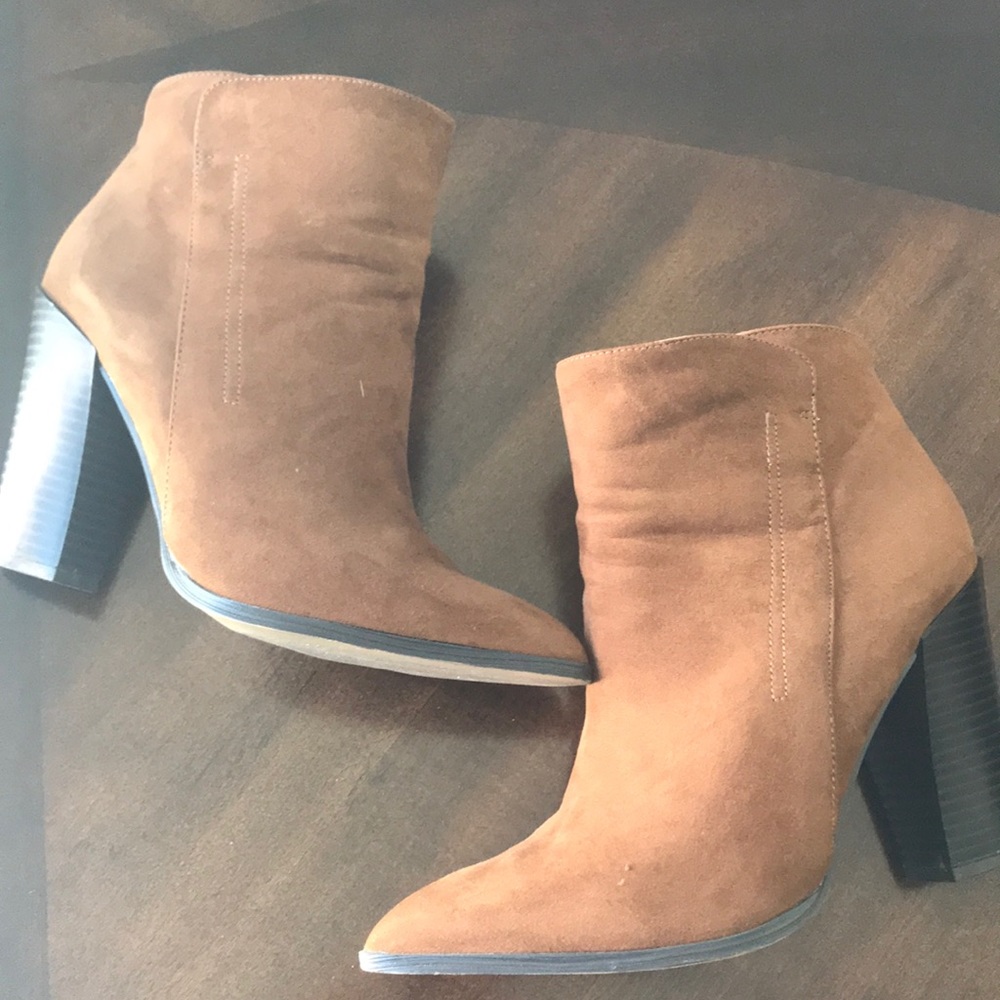 Orange/ Black booties